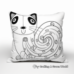 Stunning Siamese Pillow Cat Coloring Pages 4