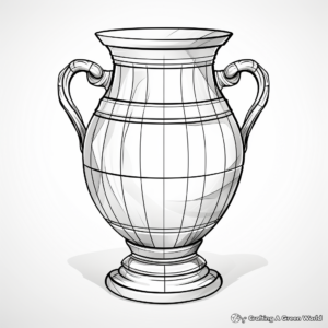 Stunning Silver Vase Coloring Pages 4