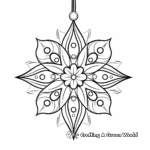 Stunning Star-Shaped Ornament Coloring Pages 4