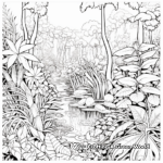 Stunning Tropical Rainforest Coloring Pages 3