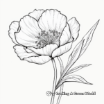 Stunning Tulip Flower Coloring Pages for Hobbyists 4
