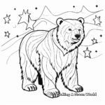 Stunning Ursa Minor Constellation Coloring Pages 1