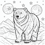 Stunning Ursa Minor Constellation Coloring Pages 3