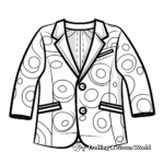 Stylish Blazer Jacket Coloring Pages 4