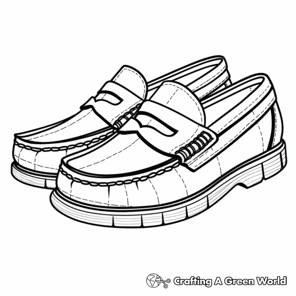 Shoe Coloring Pages - Free &amp; Printable!