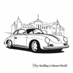 Stylish Porsche 356 Coloring Pages 2