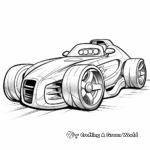 Stylish Sports Race Car Coloring Pages 2