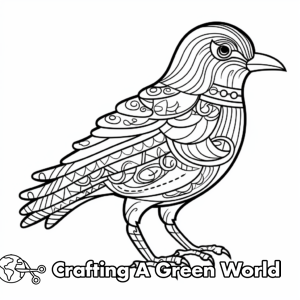 Bird Coloring Pages for Adults - Free &amp; Printable!