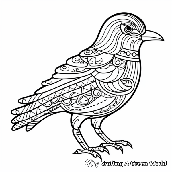 Bird Coloring Pages for Adults - Free & Printable!