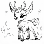 Stylized Deerling Coloring Pages For Artists 3