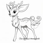 Stylized Deerling Coloring Pages For Artists 4