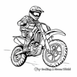 Supermoto Dirt Bike Coloring Pages For Street-Legal Fans 1