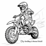 Supermoto Dirt Bike Coloring Pages For Street-Legal Fans 3