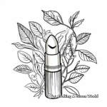 Sustainable Vegan Lipstick Coloring Pages 4
