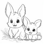 Sweet Baby Chinchilla Coloring Pages 1