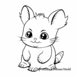 Sweet Baby Chinchilla Coloring Pages 4