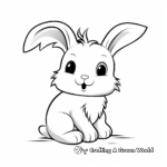 Sweet Bunny Rabbit Coloring Pages 2