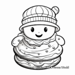 Sweet Christmas Cookie Coloring Pages 1