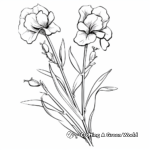 Sweet Peas Coloring Pages for Kids 1