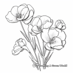 Sweet-Smelling Freesia Flower Coloring pages 1