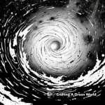 Swirling Vortex Galaxy Coloring Sheets 4