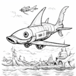 Swordfish Migration Journey Coloring Pages 3