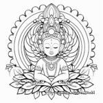 Symmetrical Zen Doodle Coloring Pages 1