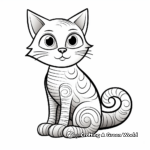 Tabby Cat: A Kitty Coloring Page for Every Pattern 1