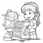 Taffy Pull Machine Coloring Prints for Artists 2