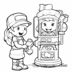 Taffy Pull Machine Coloring Prints for Artists 3