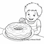 Tasty Donut Coloring Pages for A Sweet Treat 1