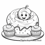 Tasty Donut Coloring Pages for A Sweet Treat 3