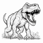 Terrifying T-Rex Coloring Pages 3