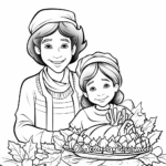 Thanksgiving: Gratitude and Kindness Coloring Pages 3