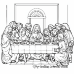 The Last Supper Coloring Pages for Students 3
