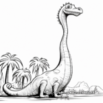 The Massive Mamenchisaurus Coloring Pages 2