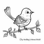 The Melancholic Hungarian Blue Bird Coloring Pages 4
