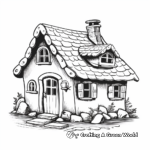 Themed Stone Gnome House Coloring Pages 3