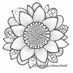 Therapeutic Flower Pollen Coloring Pages 1