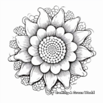 Therapeutic Flower Pollen Coloring Pages 4