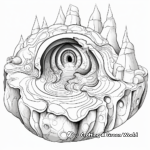 Therapeutic Geode Dimensions Coloring Pages 4