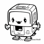 Thermal Printer Coloring Pages for Kids 1