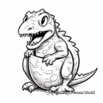 Theropod Egg Coloring Pages for Creatives 2