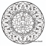 Thought-Provoking Zen Mandala Coloring Sheets 3