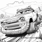 Thrilling Stock Car Racing Coloring Pages 4