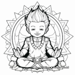 Throat Chakra Coloring Pages 1