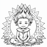 Throat Chakra Coloring Pages 3