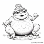 Toad Life Cycle Educational Coloring Pages 4