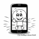 Touchscreen Phone Coloring Pages for Kids 1