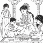 Traditional Indian Wedding Coloring Pages 2